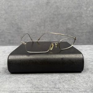 IZOD Silver Metal Eyeglasses Frame 50□20 140mm Narrow Rectangle Y2k Vintage
